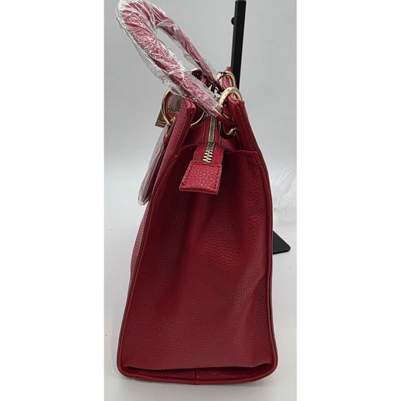Badgley Mischka Vegan Leather Tote Bag with Straps in Red‎ NWT MSRP$129 #0114 - Picture 15 of 15